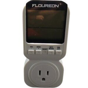 Floureon TS-4000 Thermostat Timer Switch Socket Plug ON/OFF Control 12H/24H